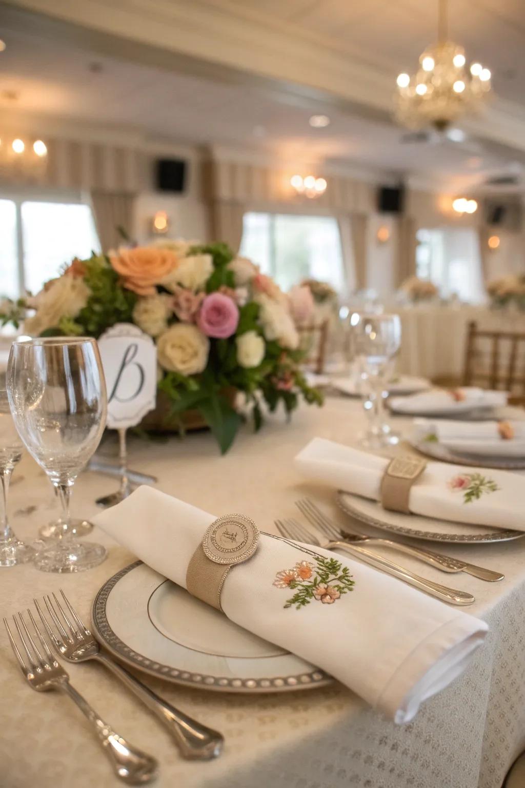 Personalized elements make each guest feel special and welcomed.