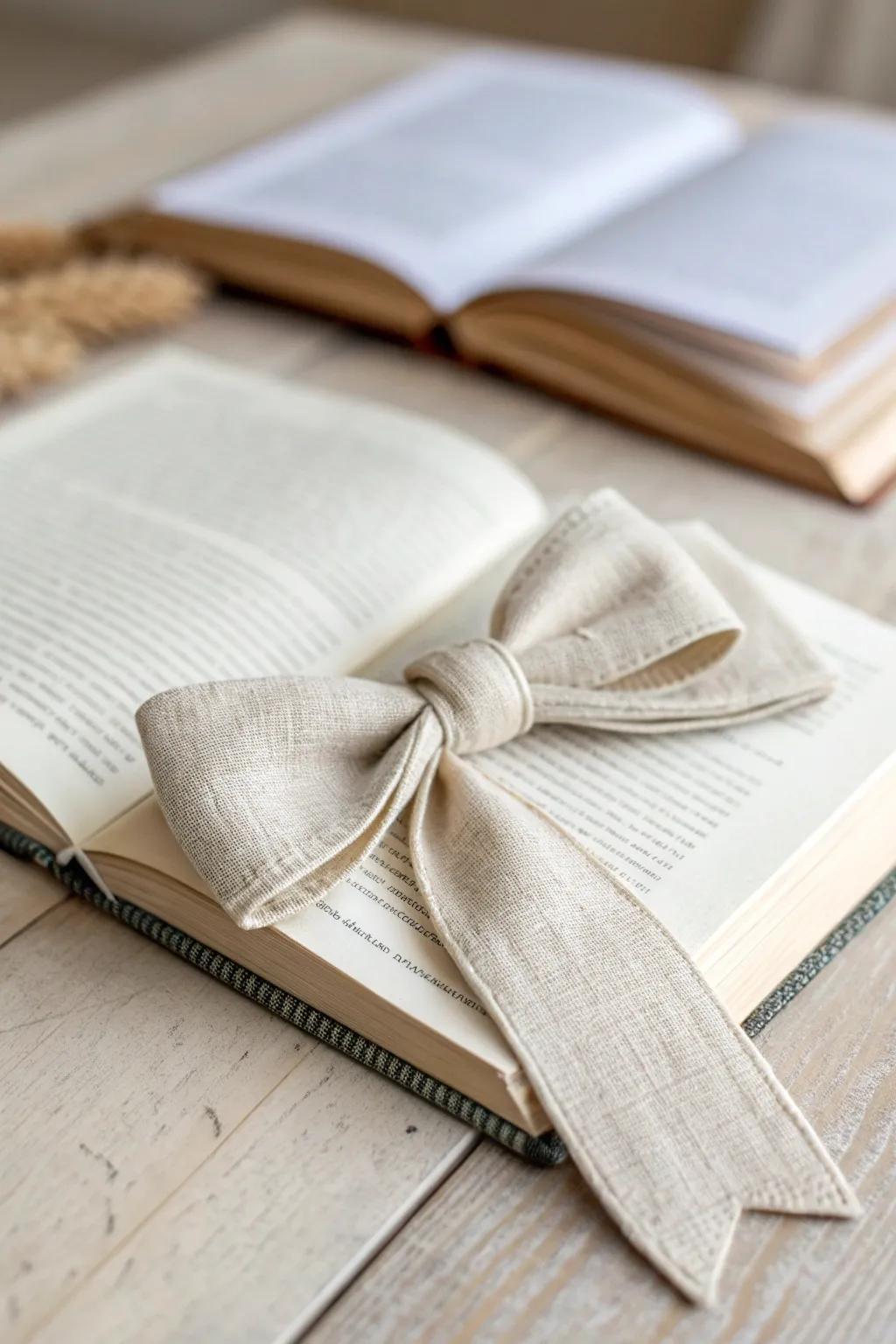 Add a touch of elegance to your reading with handcrafted big bow bookmarks. Perfect for gifting and crafted with love.