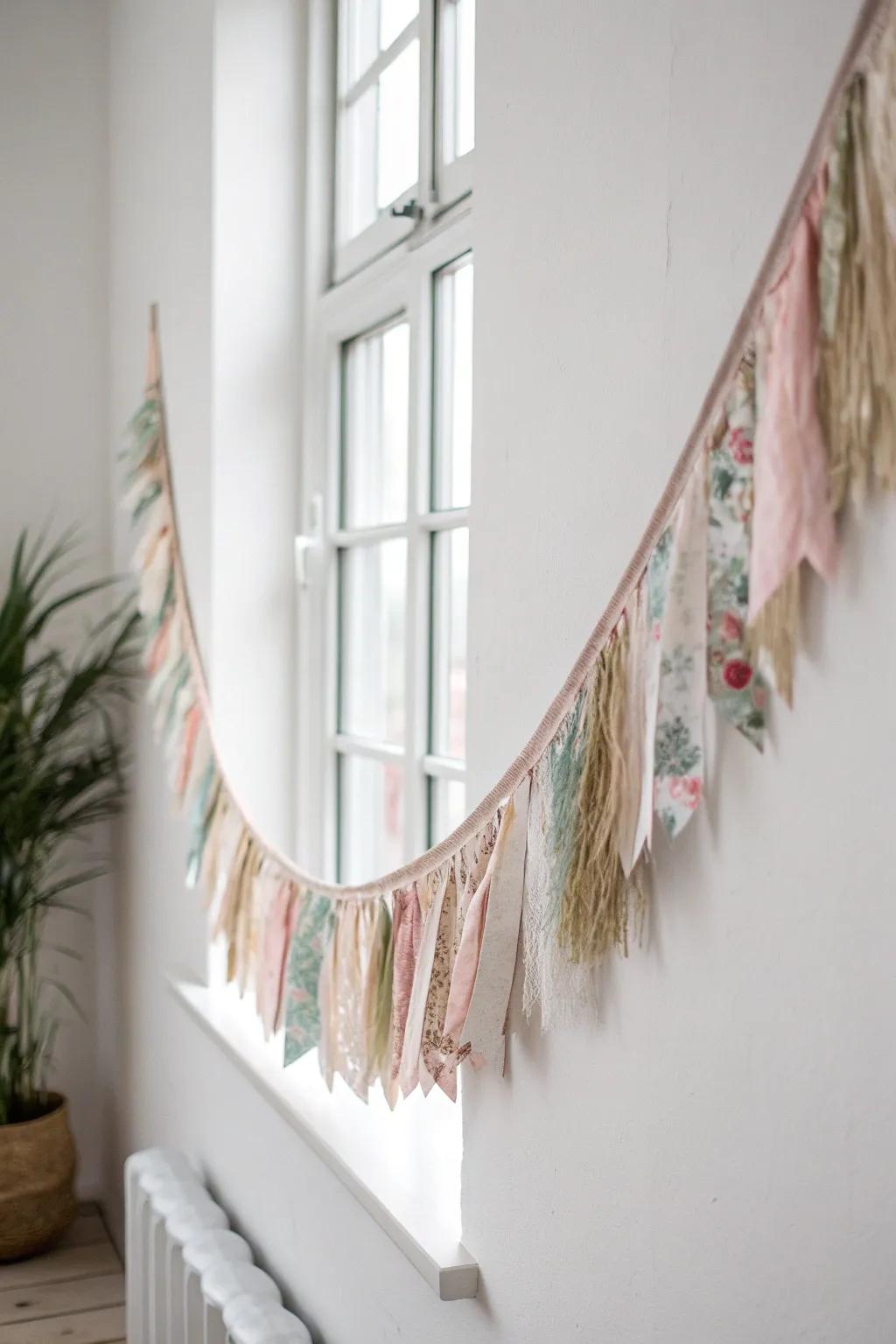 Transform your space with a whimsical DIY garland, adding a touch of color and creativity on a budget!