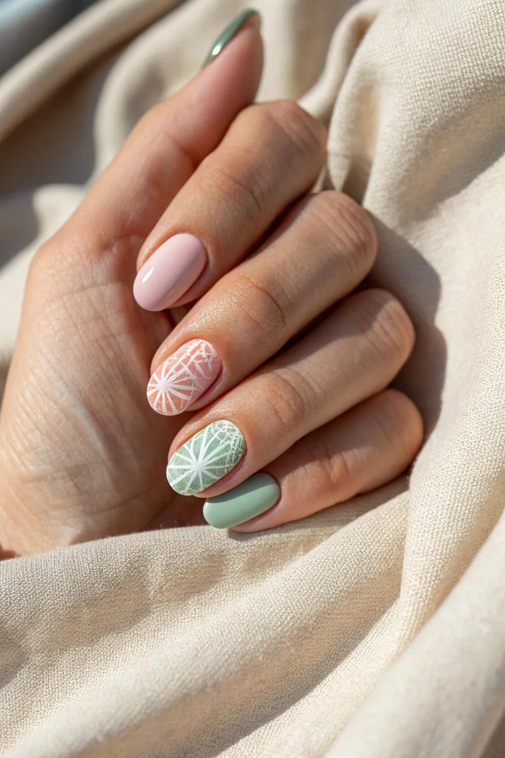 Effortlessly chic: Transform your nails with minimalist DIY stickers in minutes.