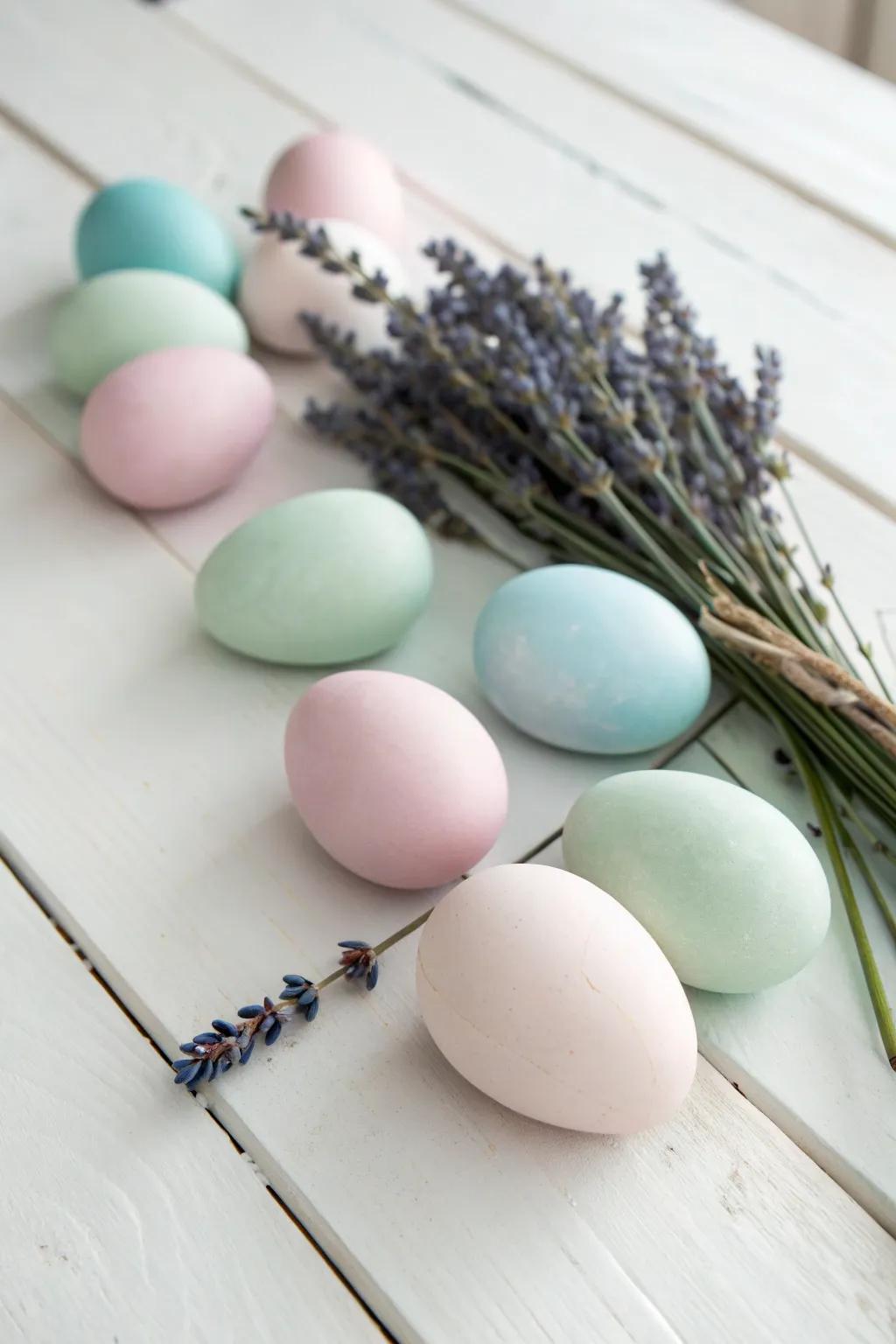 Bring a touch of Easter elegance to your garden with these charming pastel painted pebbles.