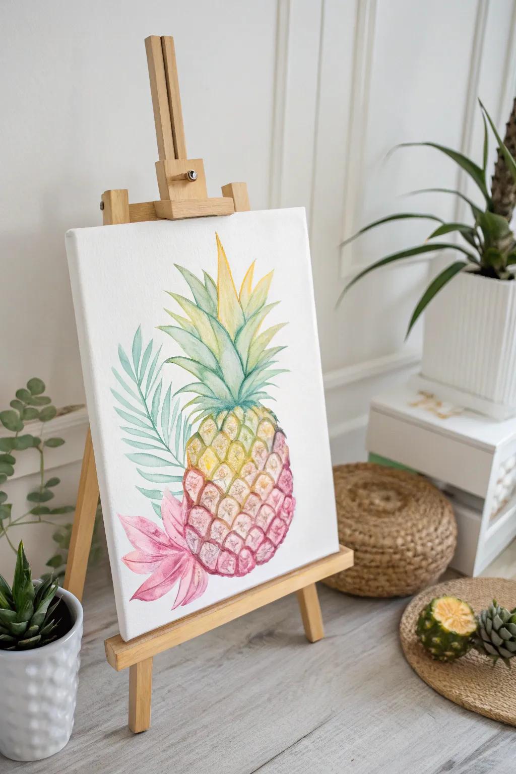 Let your creativity blossom with fruity flair! 🍍✨
