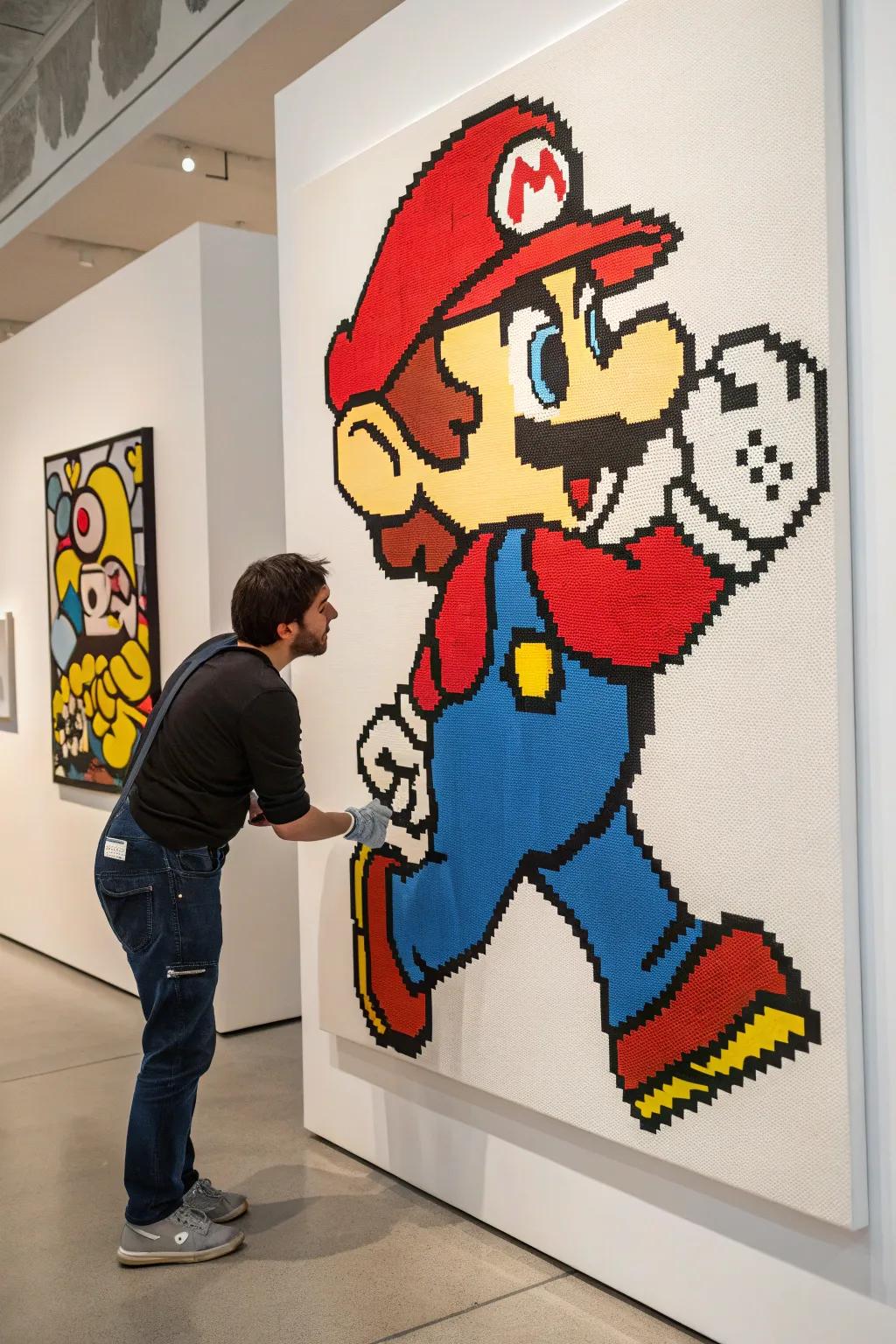 Revive classic gaming with a pop art twist: bold, vibrant, and undeniably captivating.