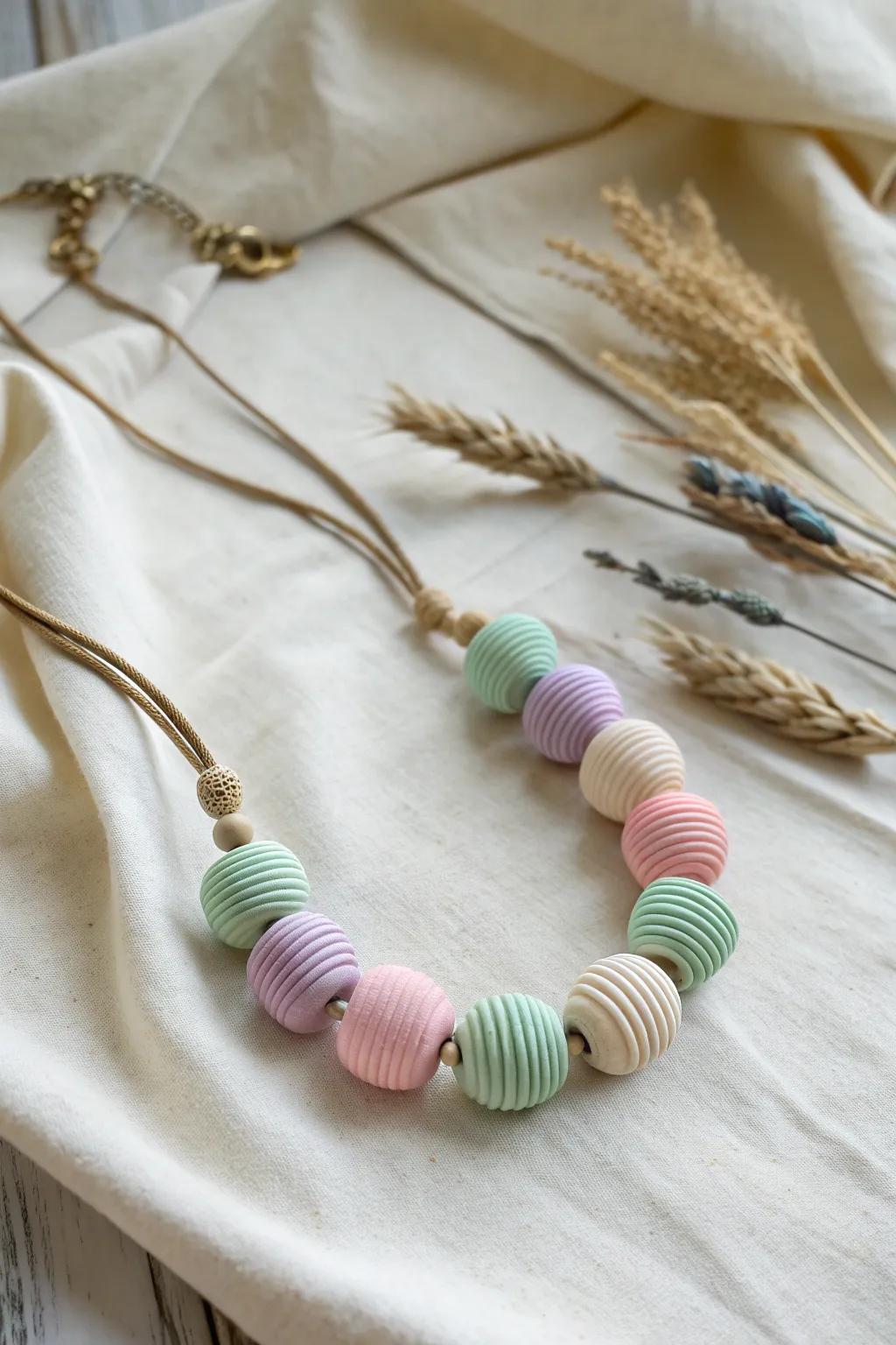 Transform pasta into wearable art with this charming DIY jewelry project. Discover the beauty of simplicity and creativity!