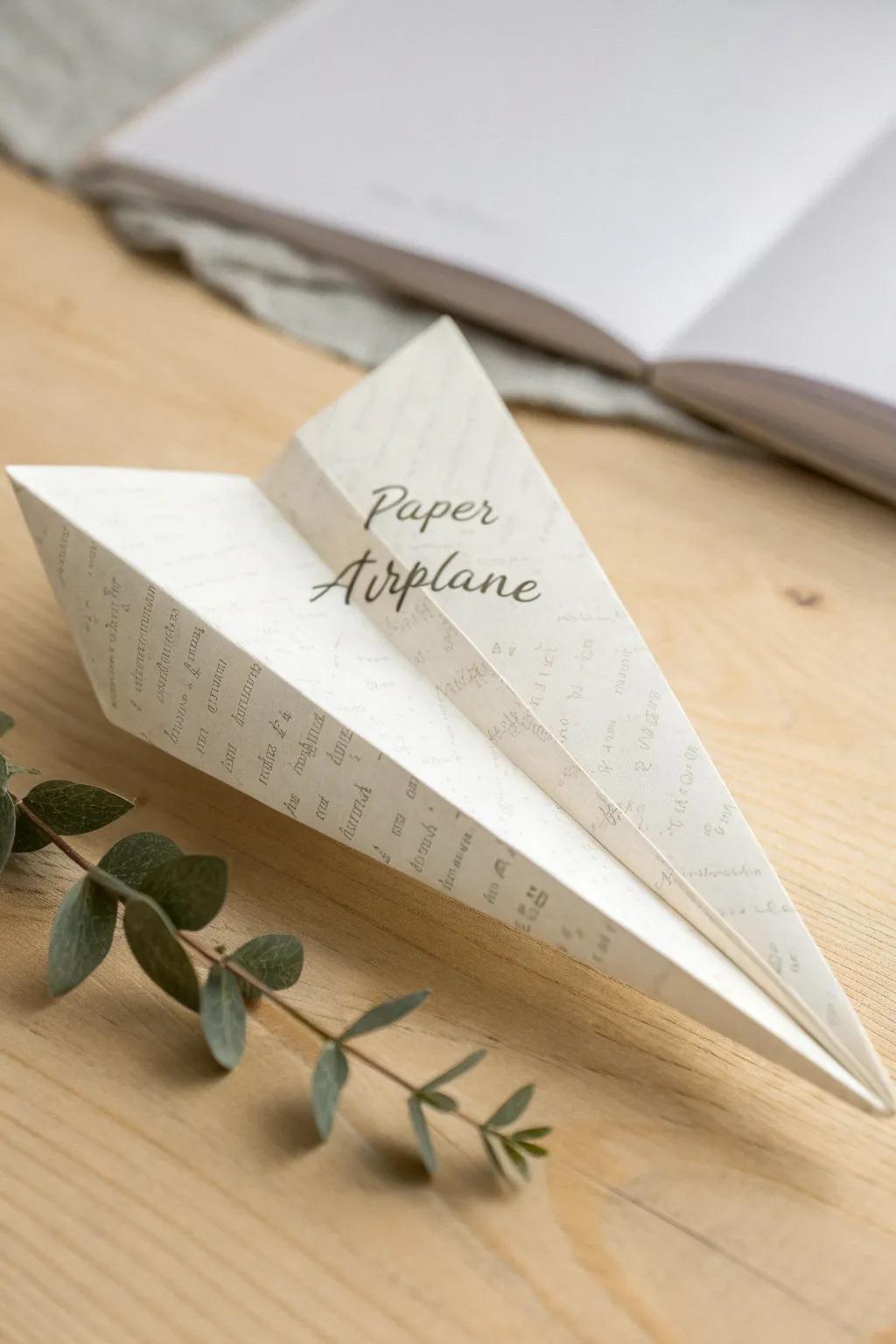 A heartfelt message takes flight. Perfect for a nostalgic Father's Day surprise!