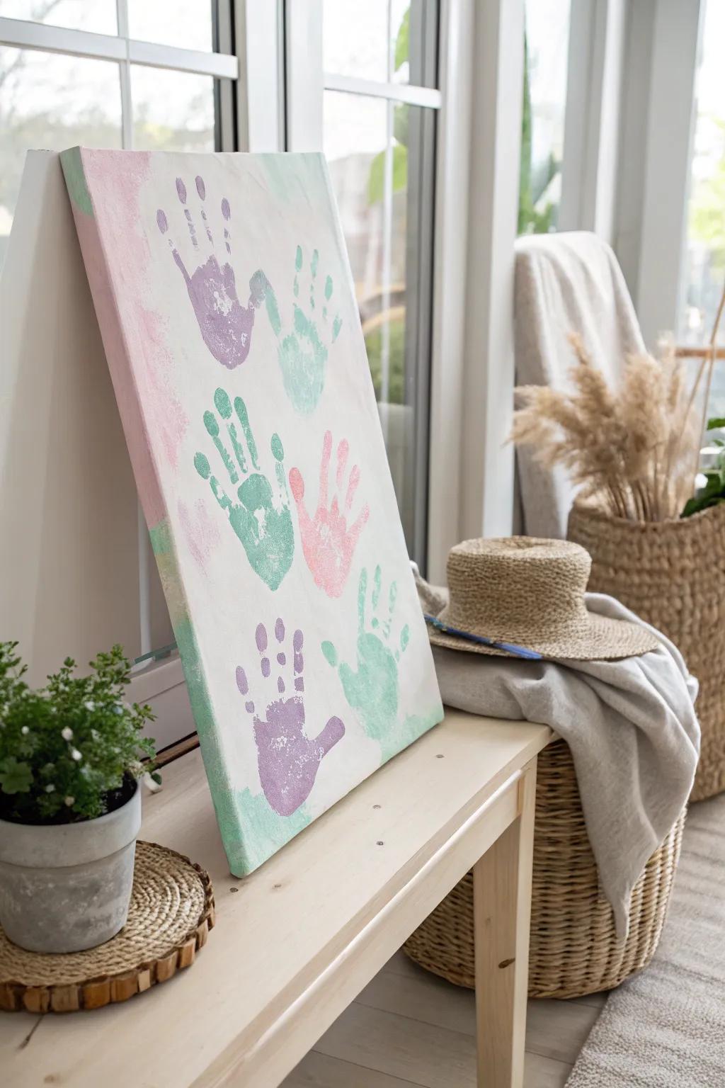 Create cherished memories with family finger painting!