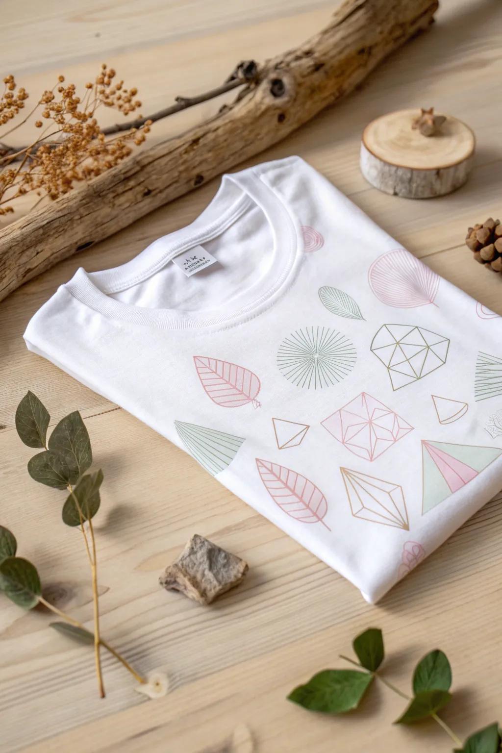 Elevate your wardrobe with the art of foam printing. Discover the beauty of simplicity and craftsmanship in every design.