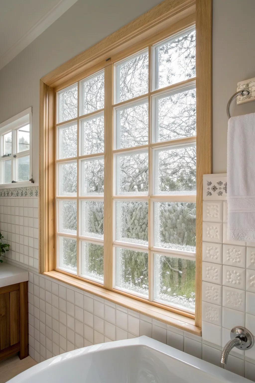 Elevate your space with the ethereal beauty of glass block windows—privacy without sacrificing light.
