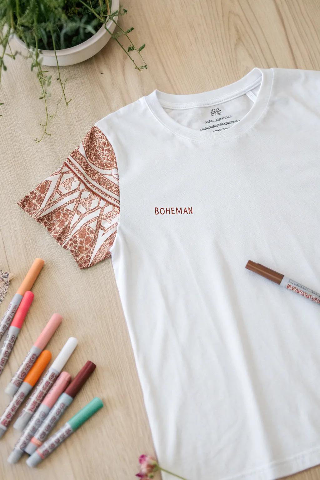Transform your graduation tee into a cherished keepsake with a touch of boho flair and heartfelt messages.
