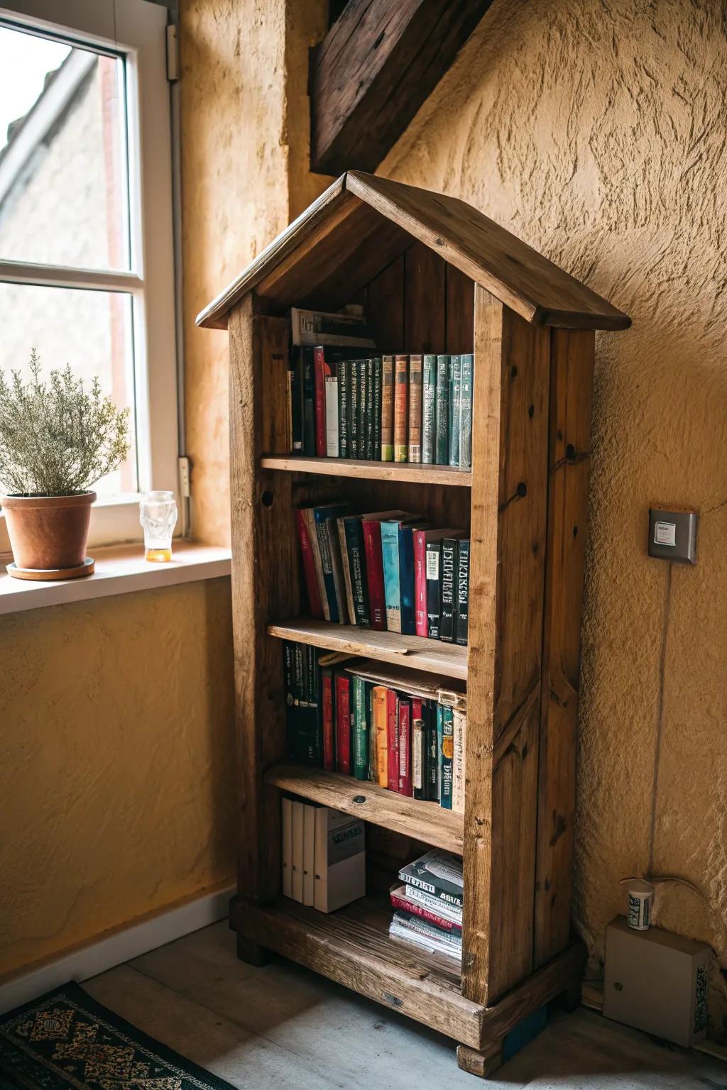 Uncovering ingenious design: A bookcase that hides more than just stories.