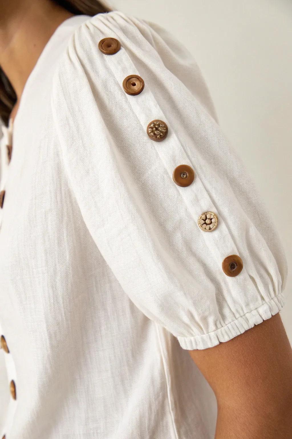 Transform your shirt sleeves with a touch of Boho elegance and Scandinavian simplicity. #Craftsmanship #MinimalistStyle