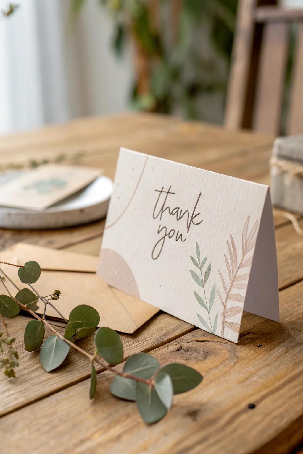 Looking forward to our next gathering with a touch of heartfelt simplicity.