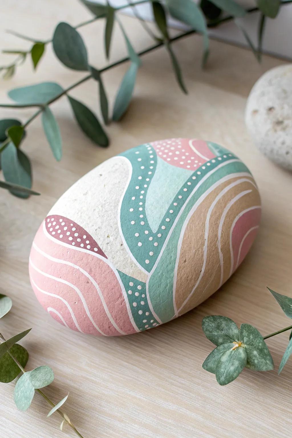 Embrace the elegance of abstract art on nature's canvas—where simplicity meets creativity.