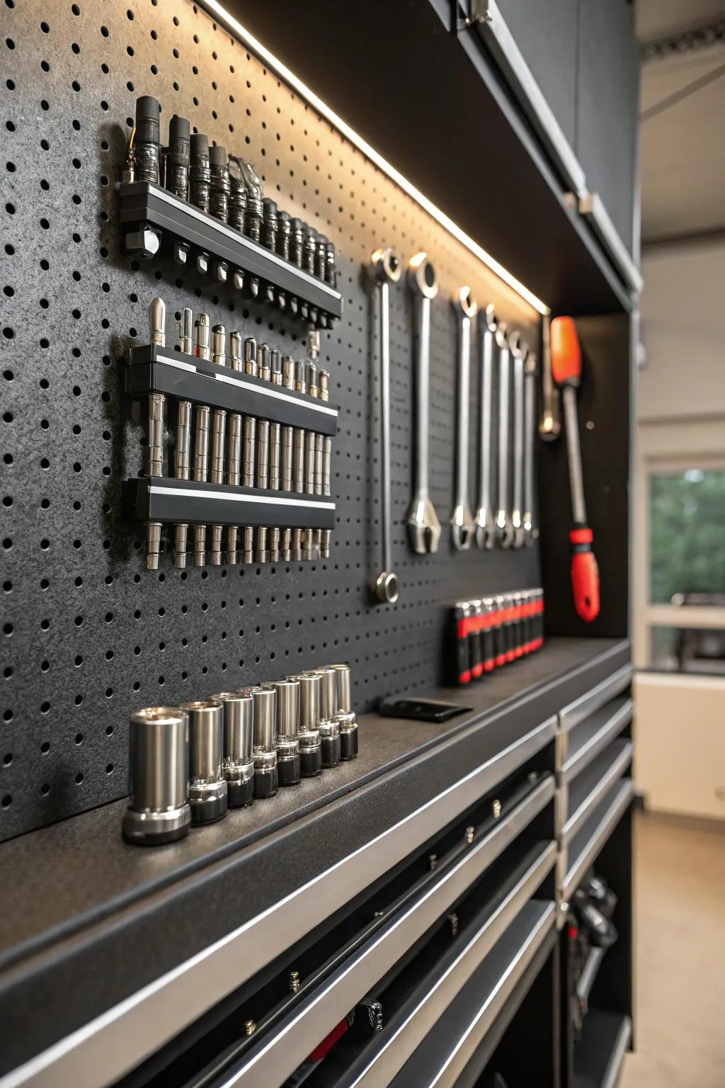 Elevate your garage organization with a magnetic touch—where precision meets accessibility.