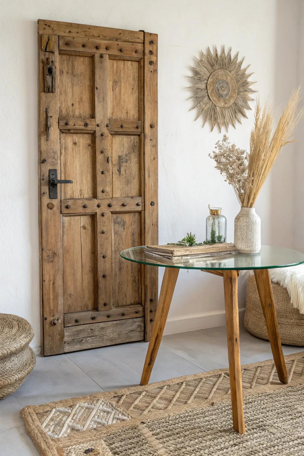 From Door to Décor: A Timeless Table with a Modern Twist