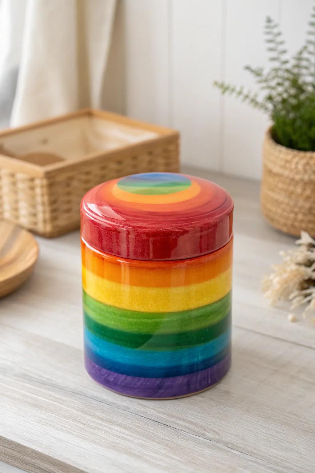 Brighten your space with a touch of rainbow magic!
