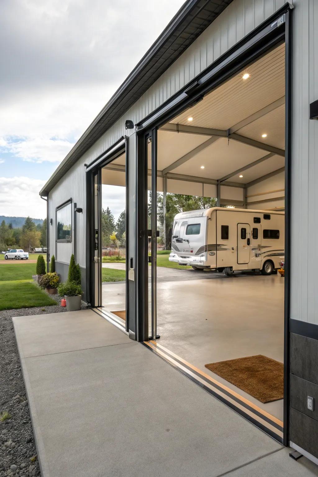 Automatic doors make access smooth and stress-free.