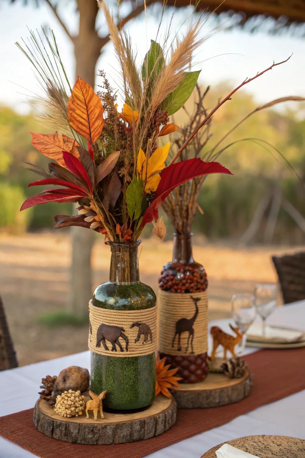 Eco-friendly elements bring sustainability to the table.