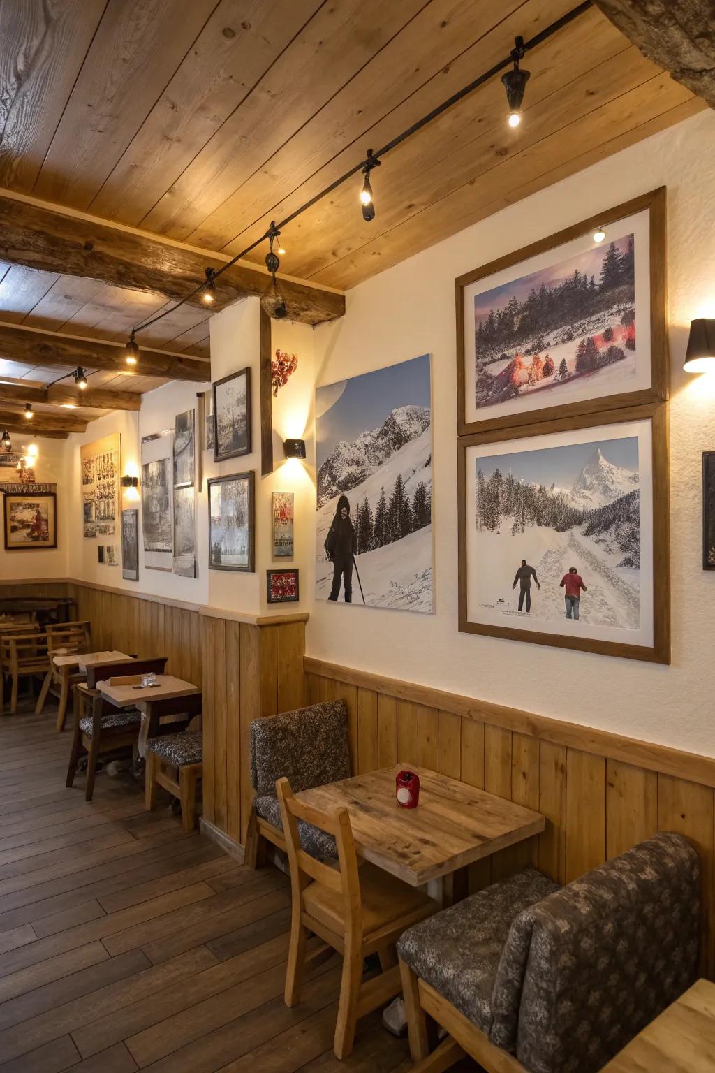 Express your passion for skiing through carefully curated art.