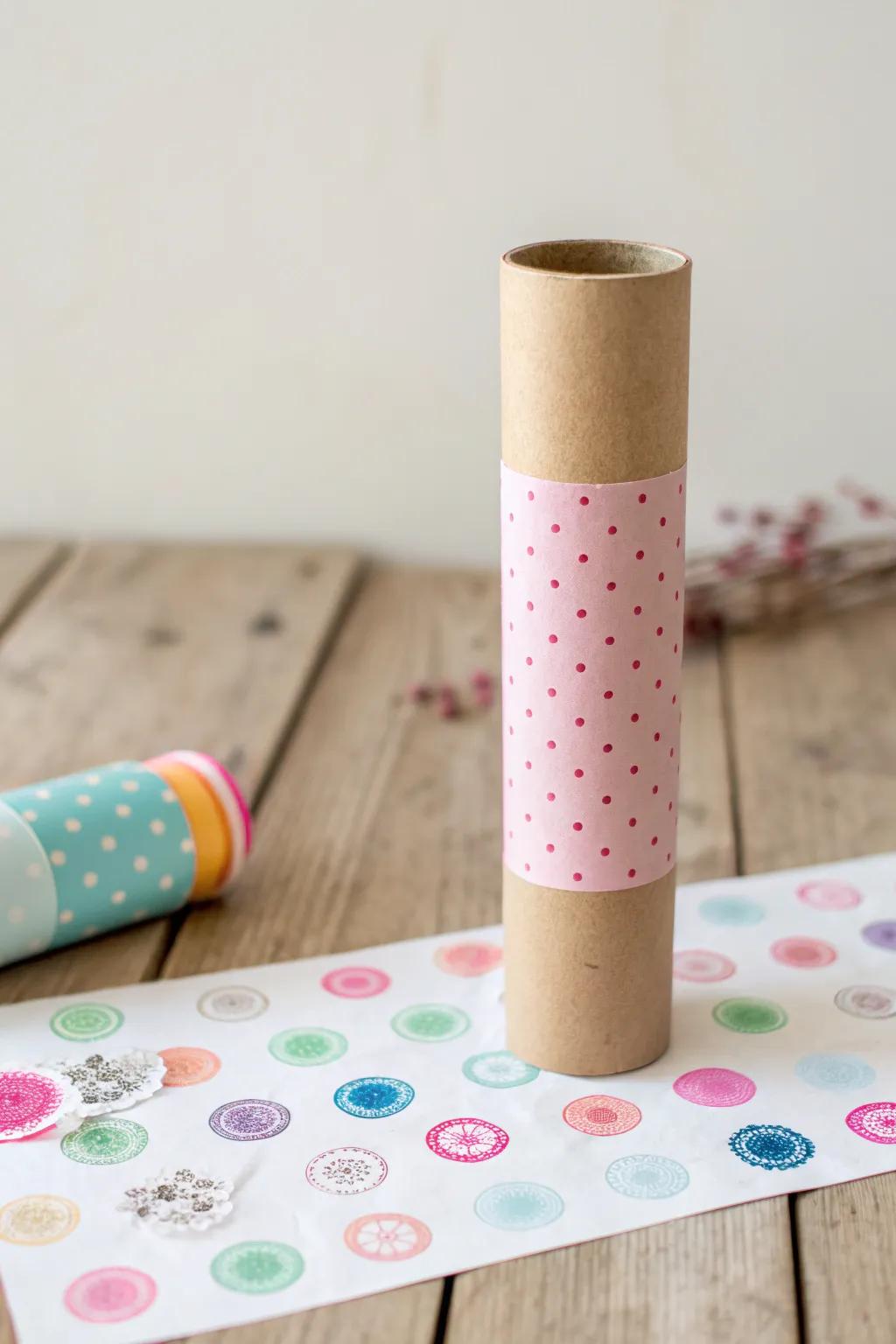 Transform ordinary into extraordinary with simple cardboard roll stamps for toddlers' art adventures!