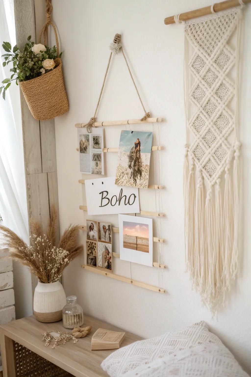 Dream in style with a Scandinavian-Boho vision board that inspires your journey every day.