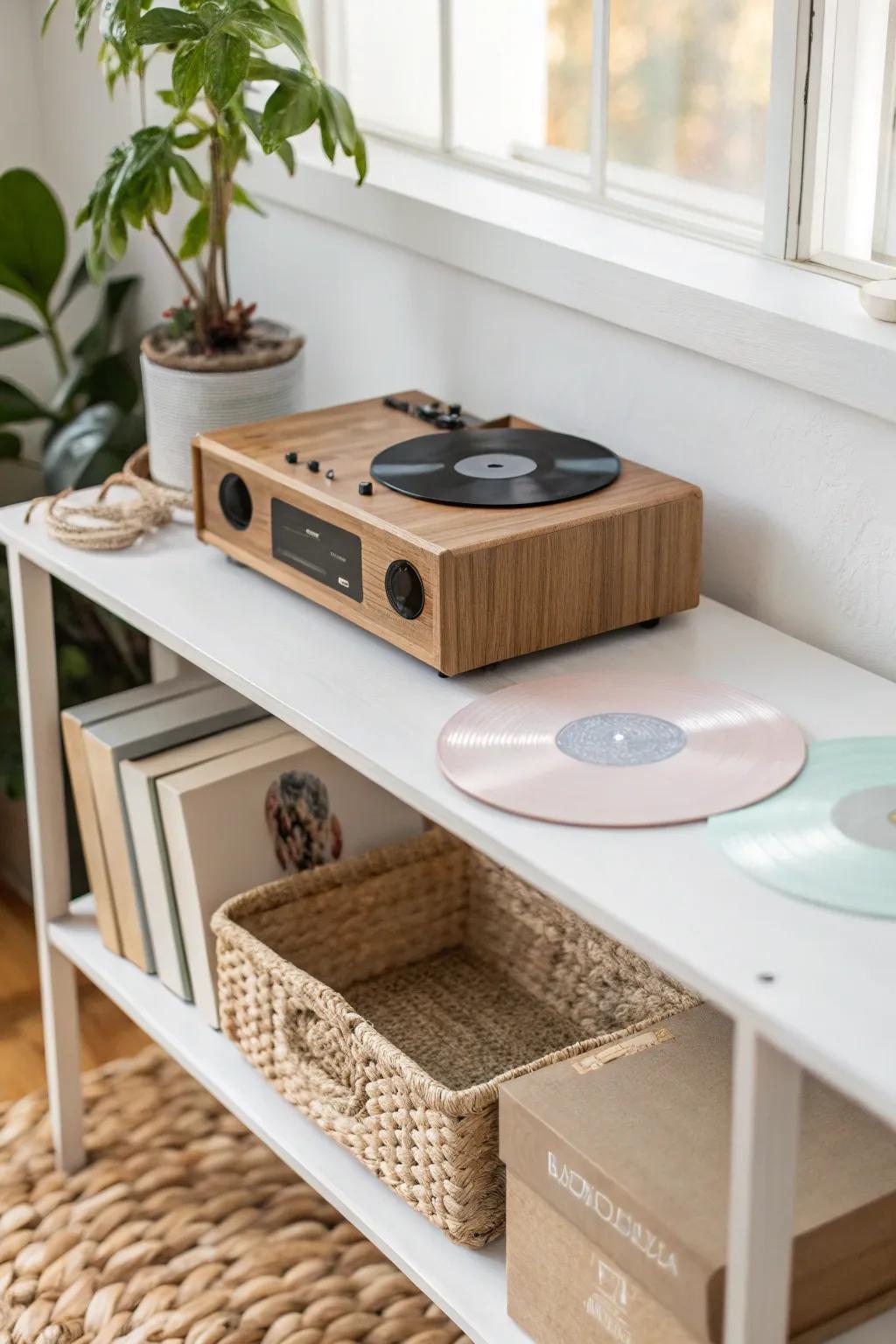Craft the perfect Valentine’s Day vibe with a personalized heartfelt playlist on a beautifully minimalist music player. 🎶💖