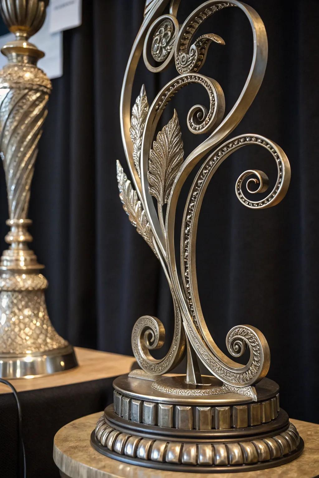 Elevate your space with the timeless elegance of handcrafted metal artistry.