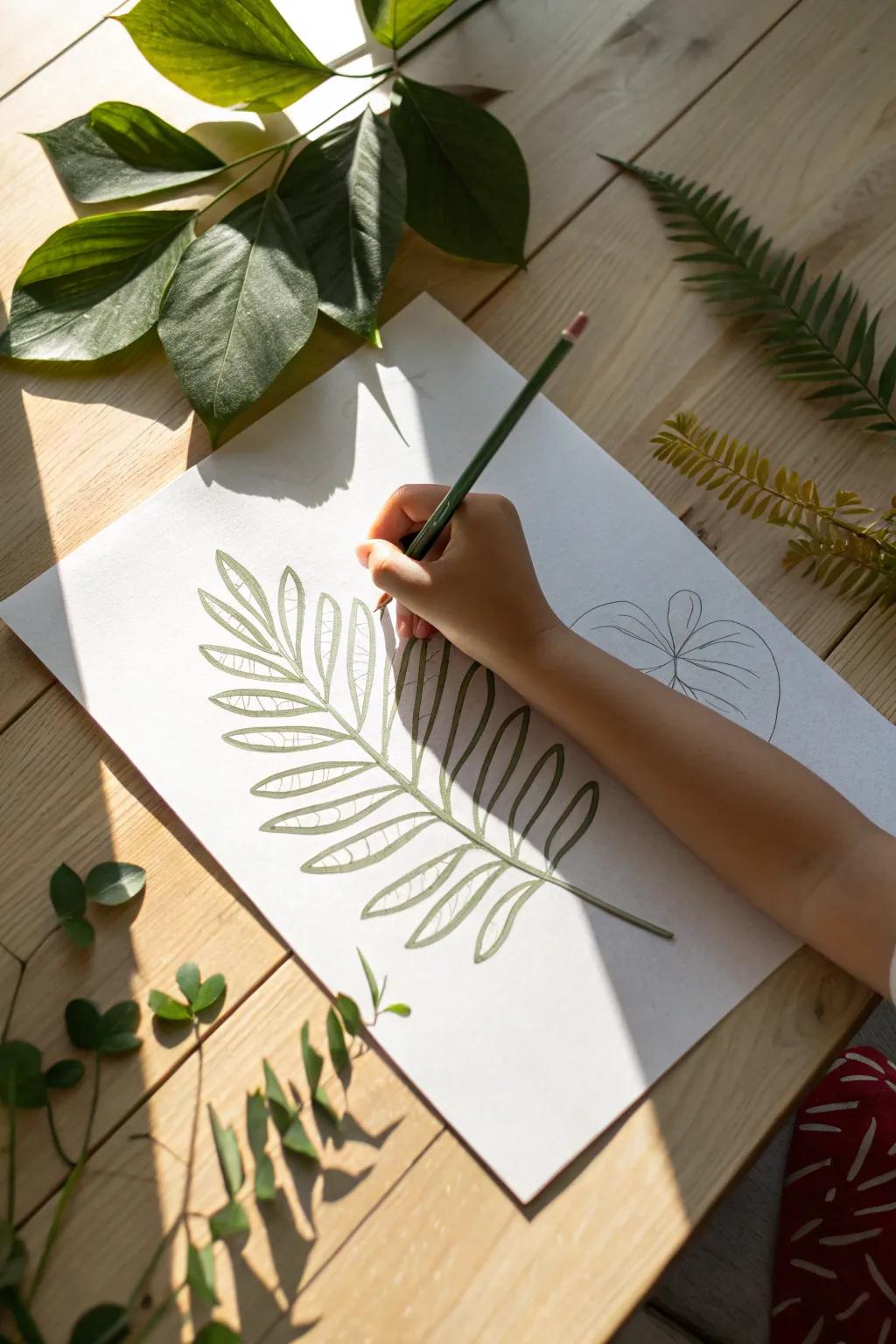 Discover the magic of shadow drawing—a simple yet captivating art activity for little hands.
