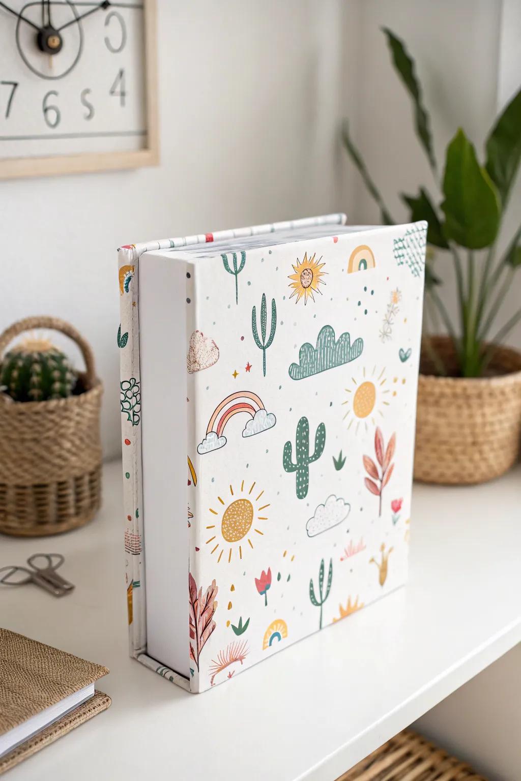 Add a touch of whimsy to your organization with these cute and quirky binder covers!