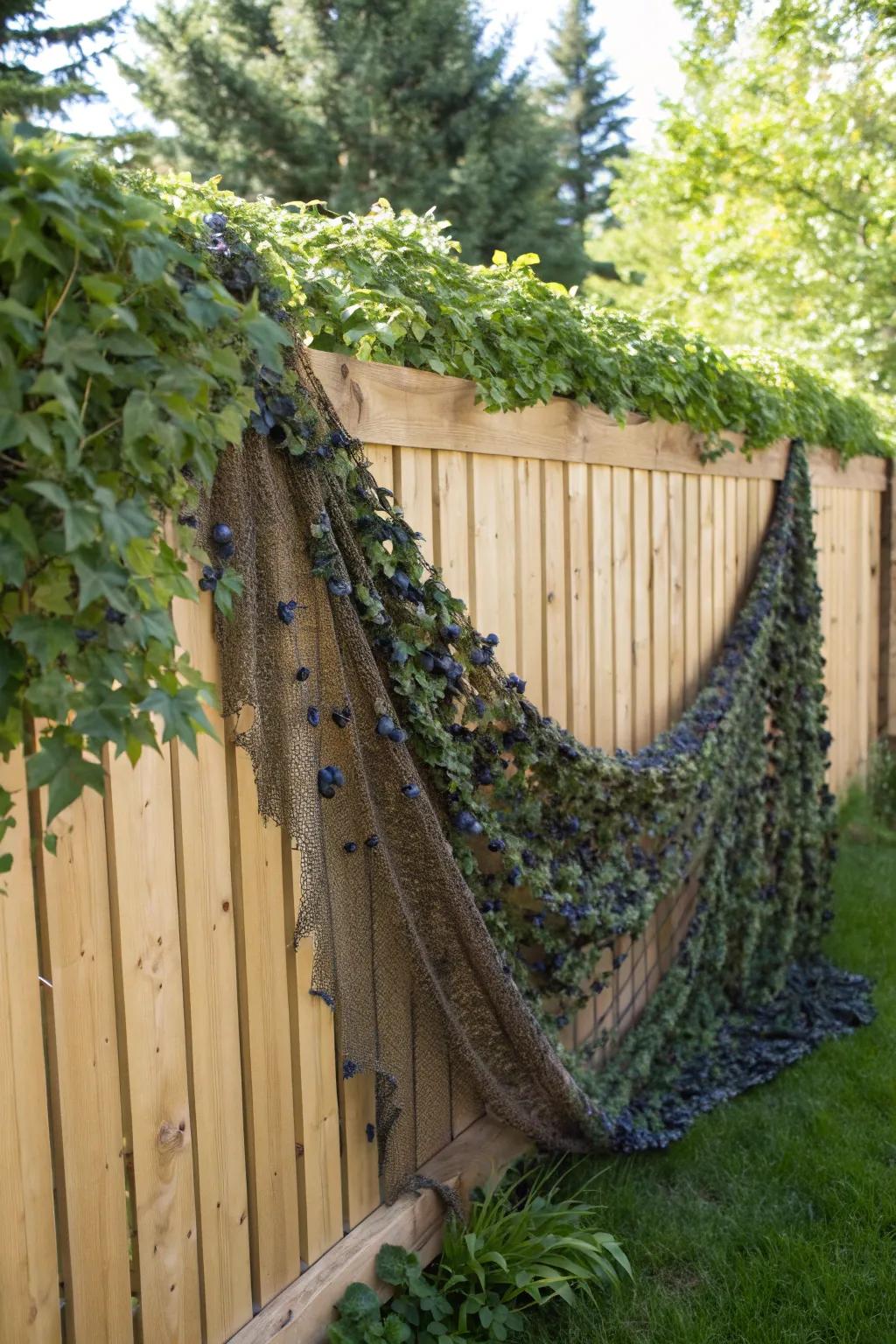 Seamless Elegance: Camouflage Netting for a Beautifully Blended Garden.