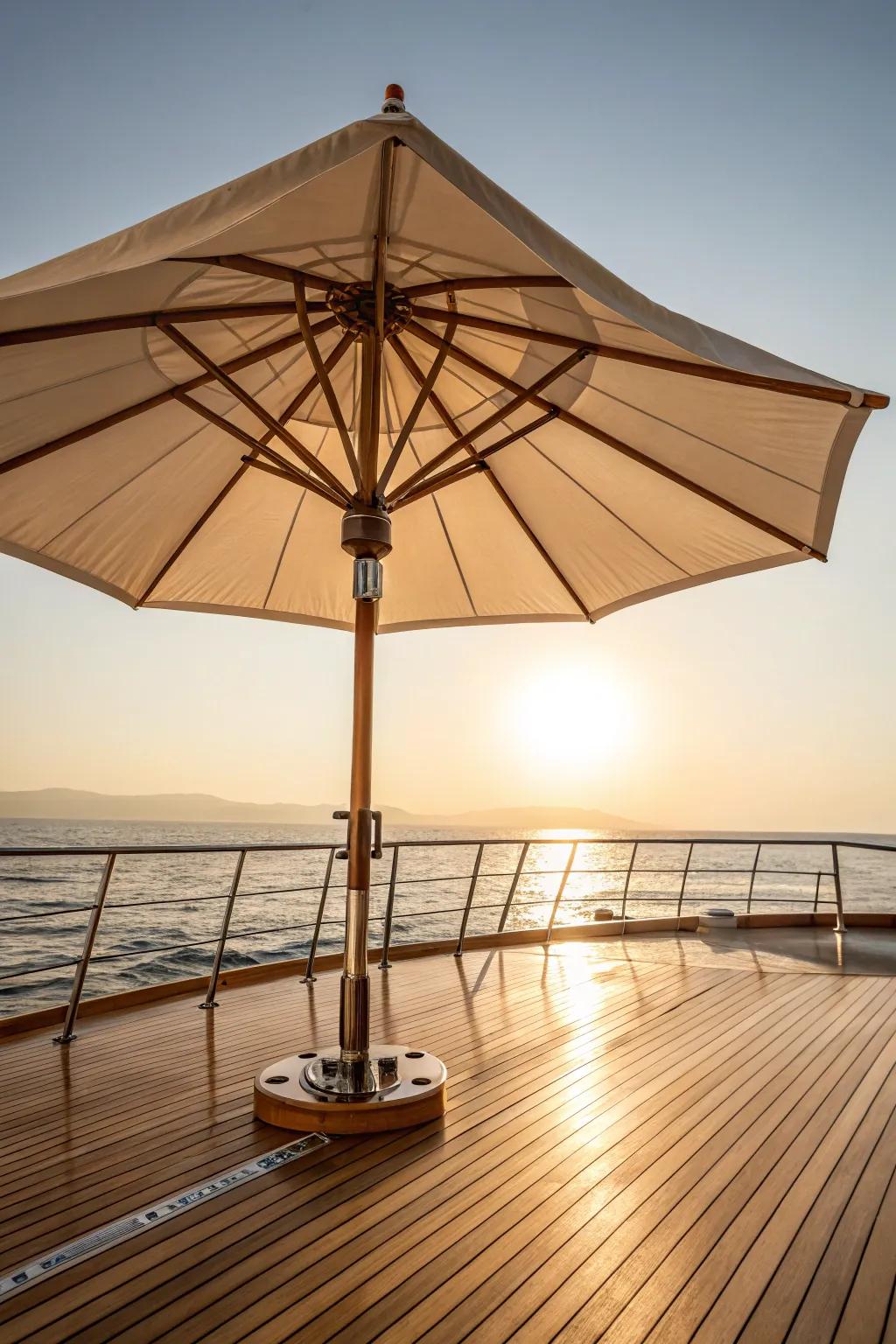 Adjust Your Shade in Style: Discover the Art of the Deck Umbrella with Tilt.