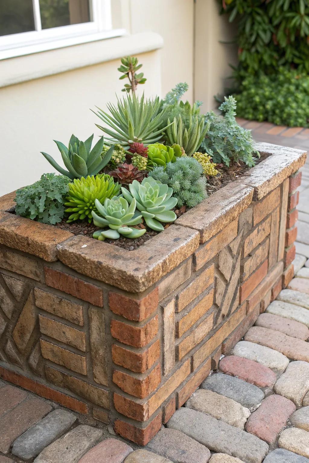 Elevate your garden with a handcrafted brick planter—where functionality meets artistry.