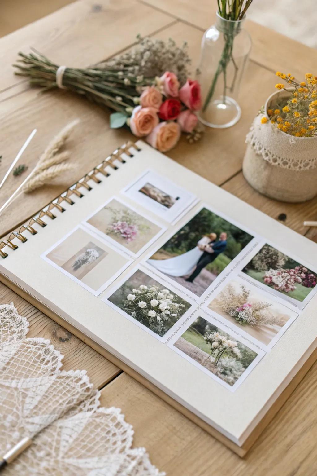 Capture the essence of your wedding day with a stunning mosaic of details that tell your unique story.