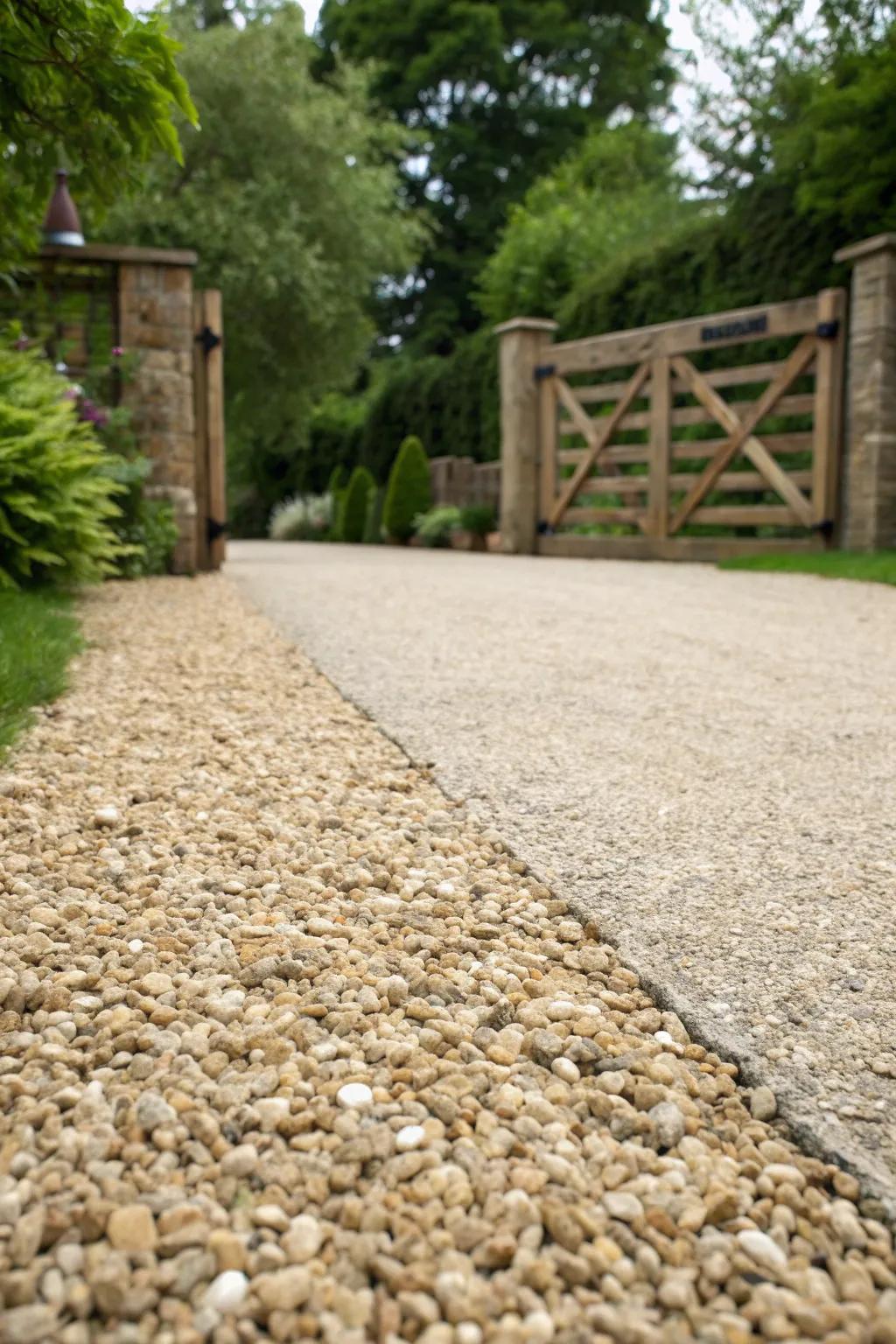 Elevate your home's curb appeal with a cost-effective, beautifully crafted crushed stone driveway.