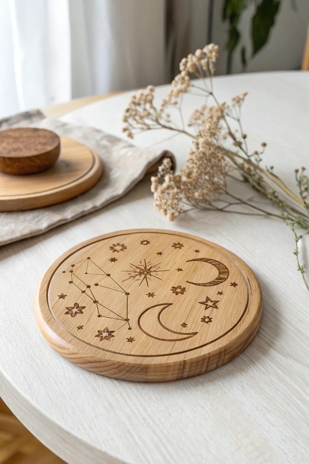 Elevate your space with celestial charm—perfect for the dreamers and stargazers.