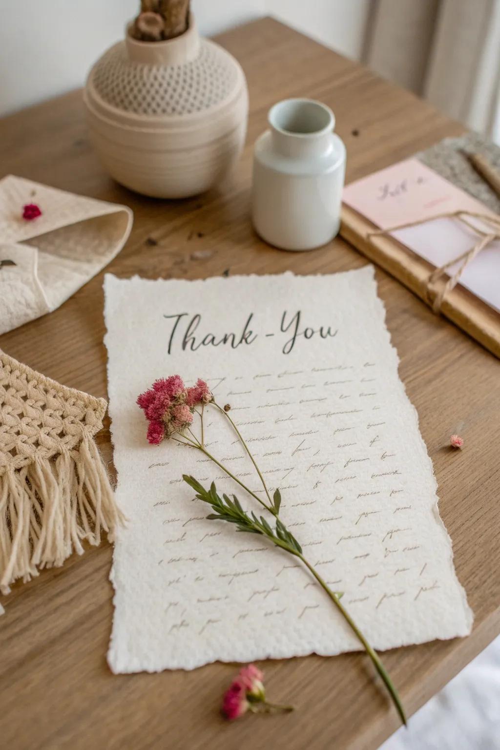 Express your gratitude with elegance and a touch of nature 🌸 #ThankYouTokens