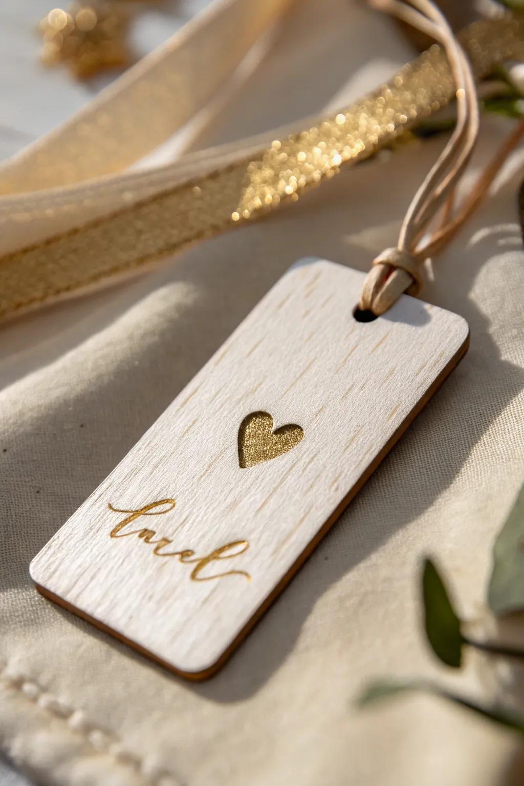 Discover the surprise behind every name tag - elegance meets playfulness!