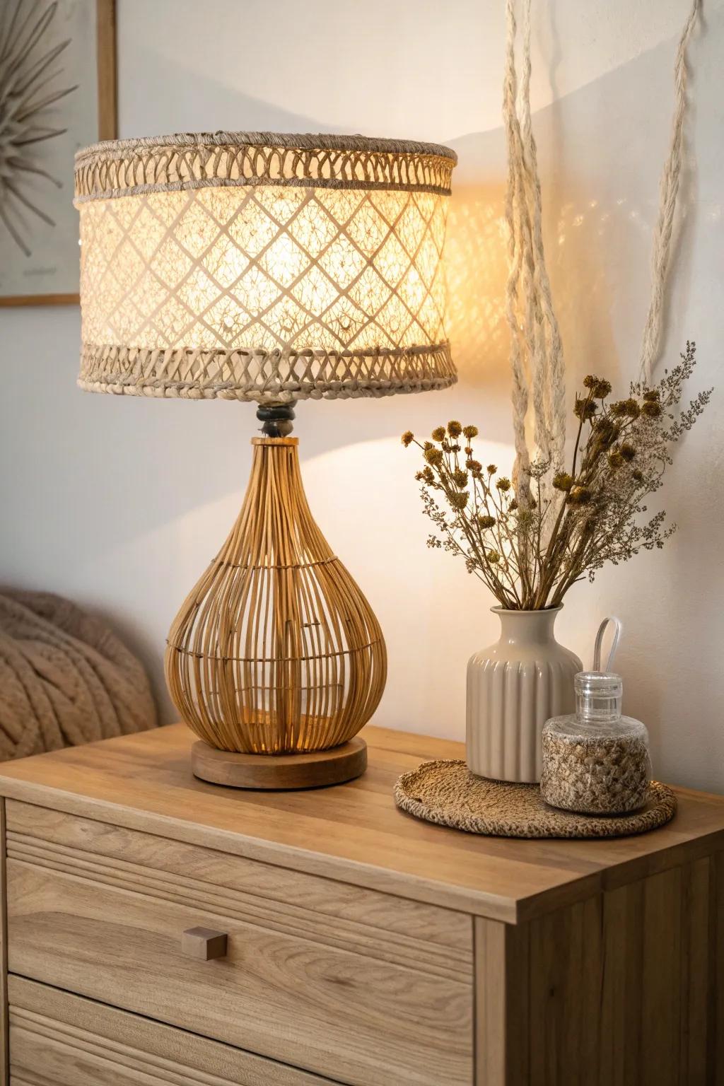 Illuminate your space with a touch of boho elegance and minimalist charm.