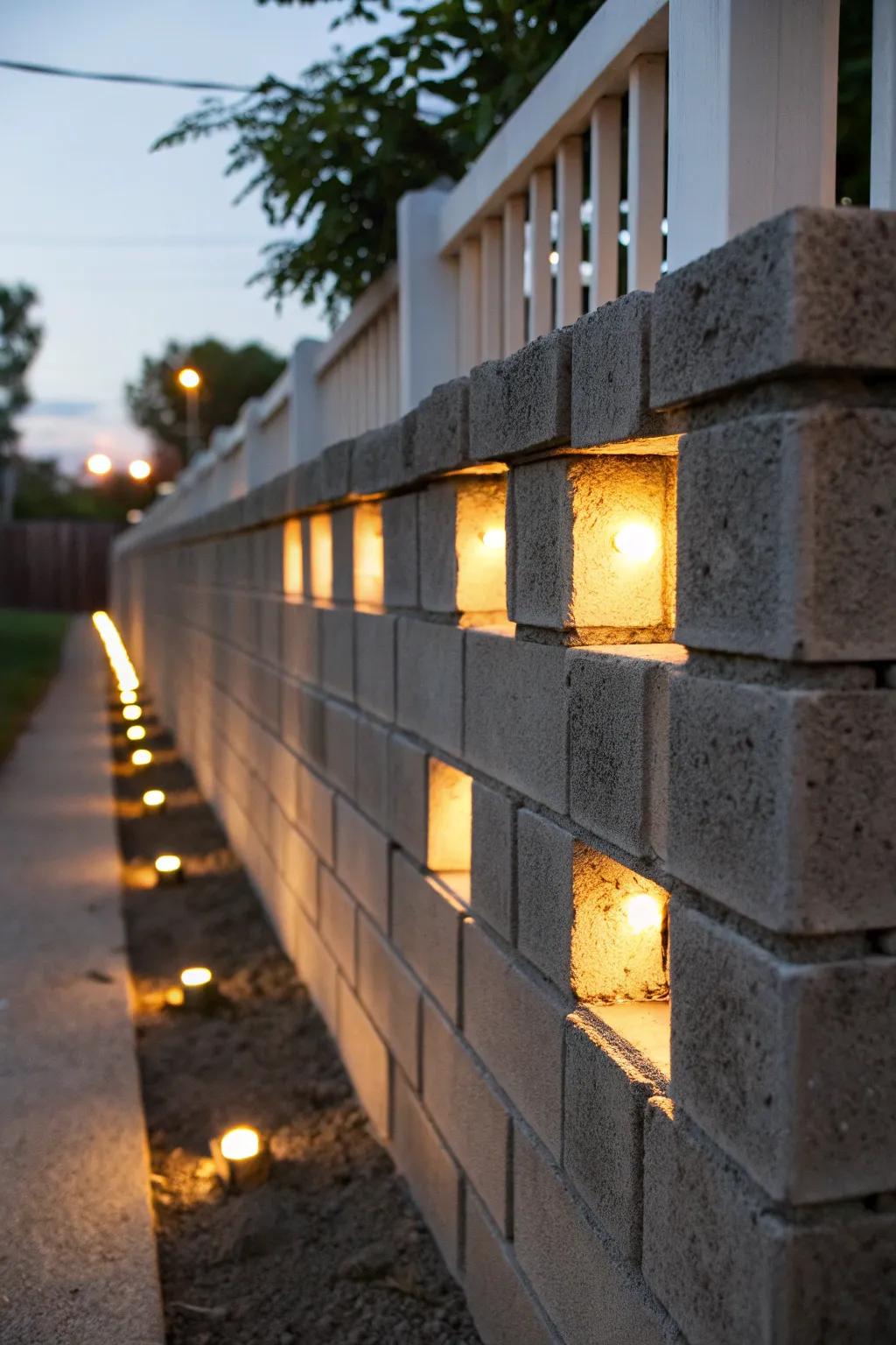 Transform your space with enchanting solar-lit cinder blocks, where craftsmanship meets magic.