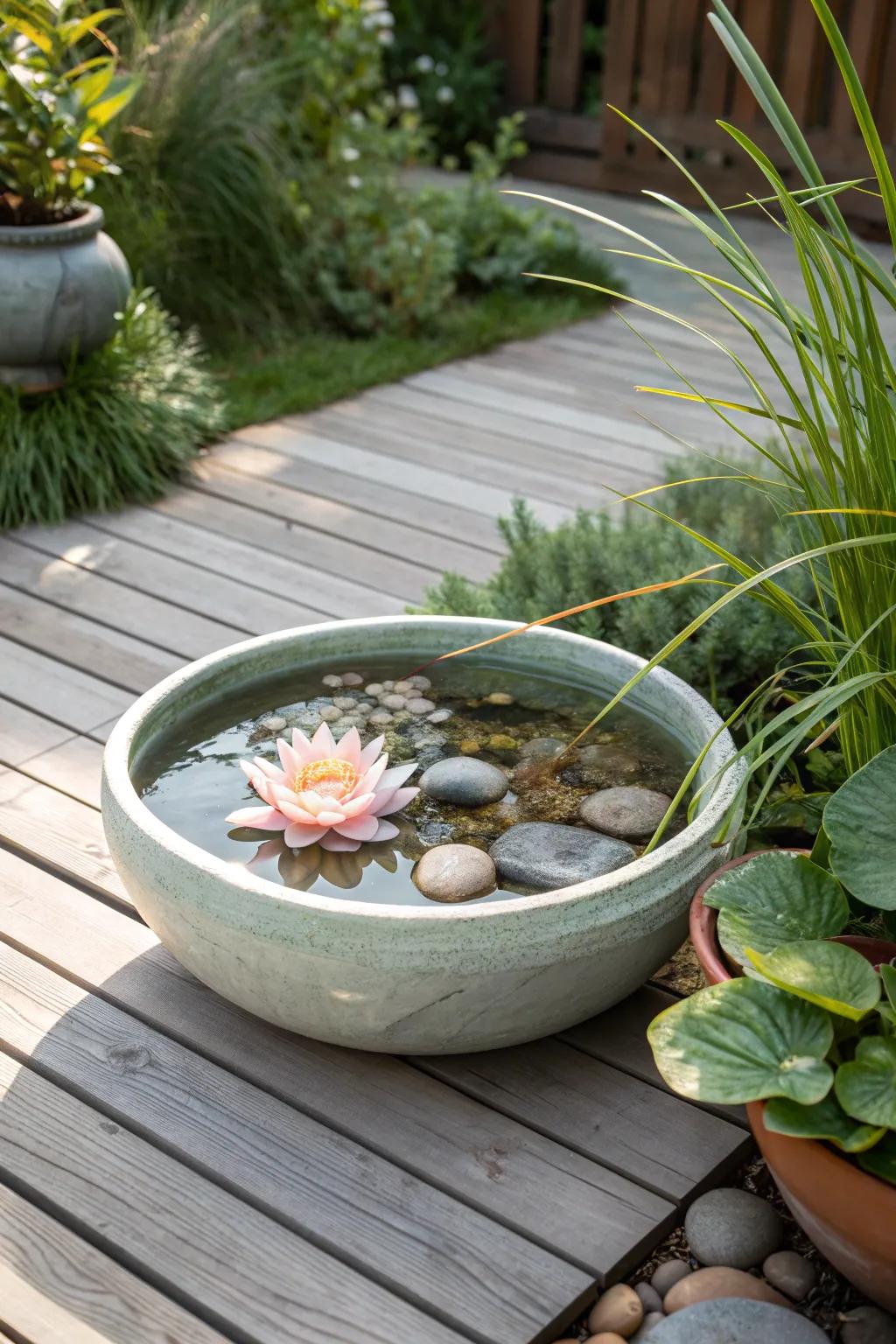Create your own wildlife haven with a beautiful DIY container pond, perfect for attracting local biodiversity.