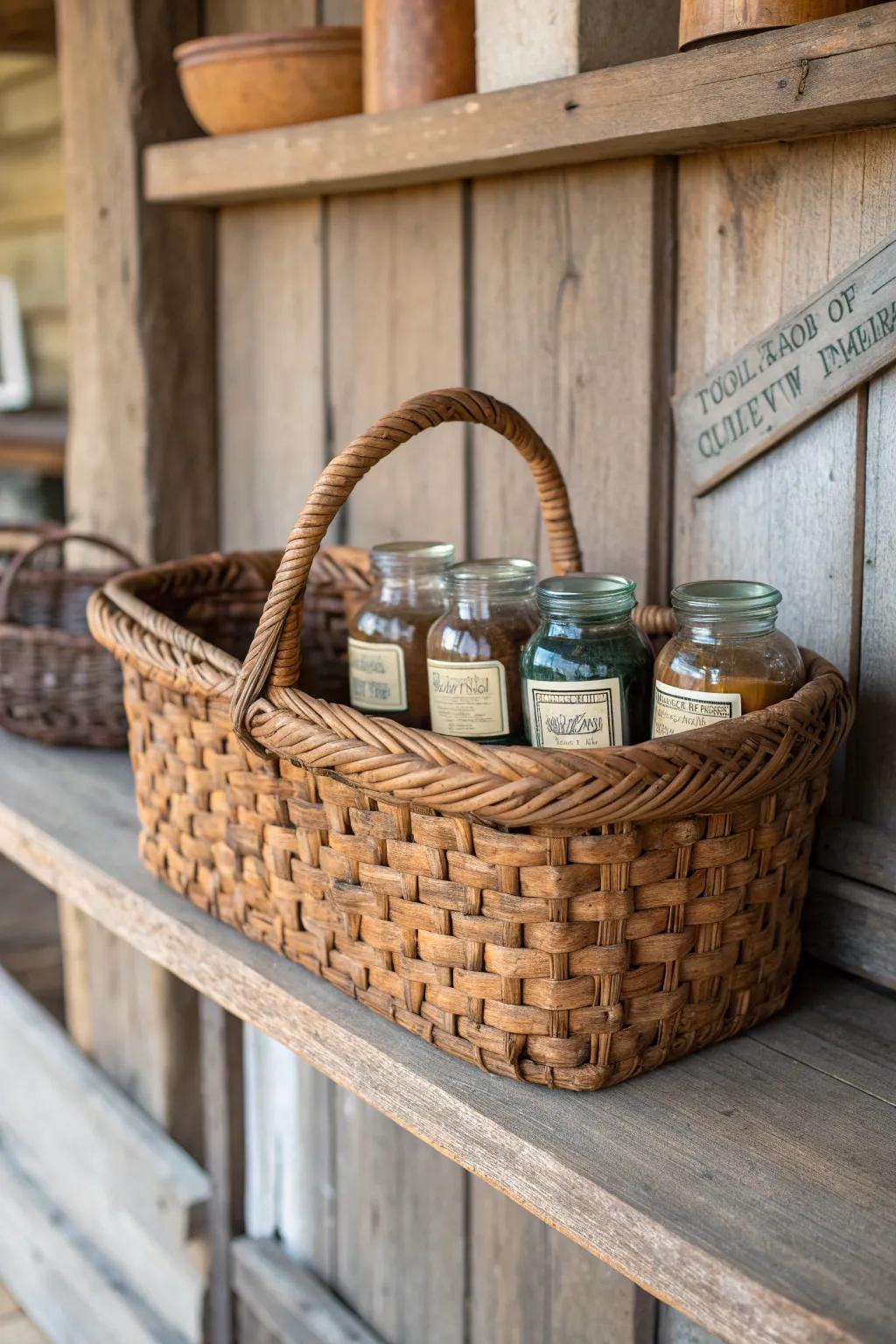 Elevate your bathroom decor with timeless rustic charm. #Craftsmanship #RusticElegance