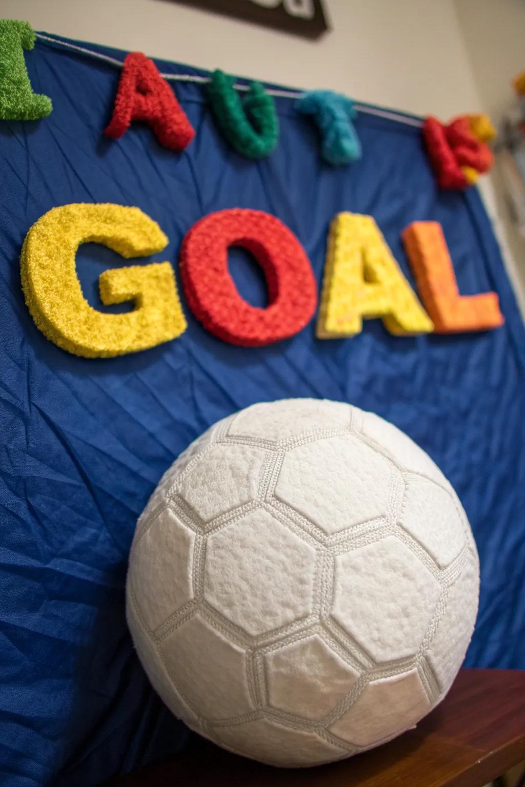 Bring your soccer poster to life with 3D elements and rich textures.