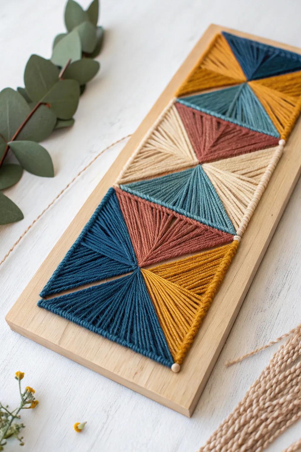 Elevate your space with this stunning DIY string art—a perfect blend of Scandinavian minimalism and Boho flair.