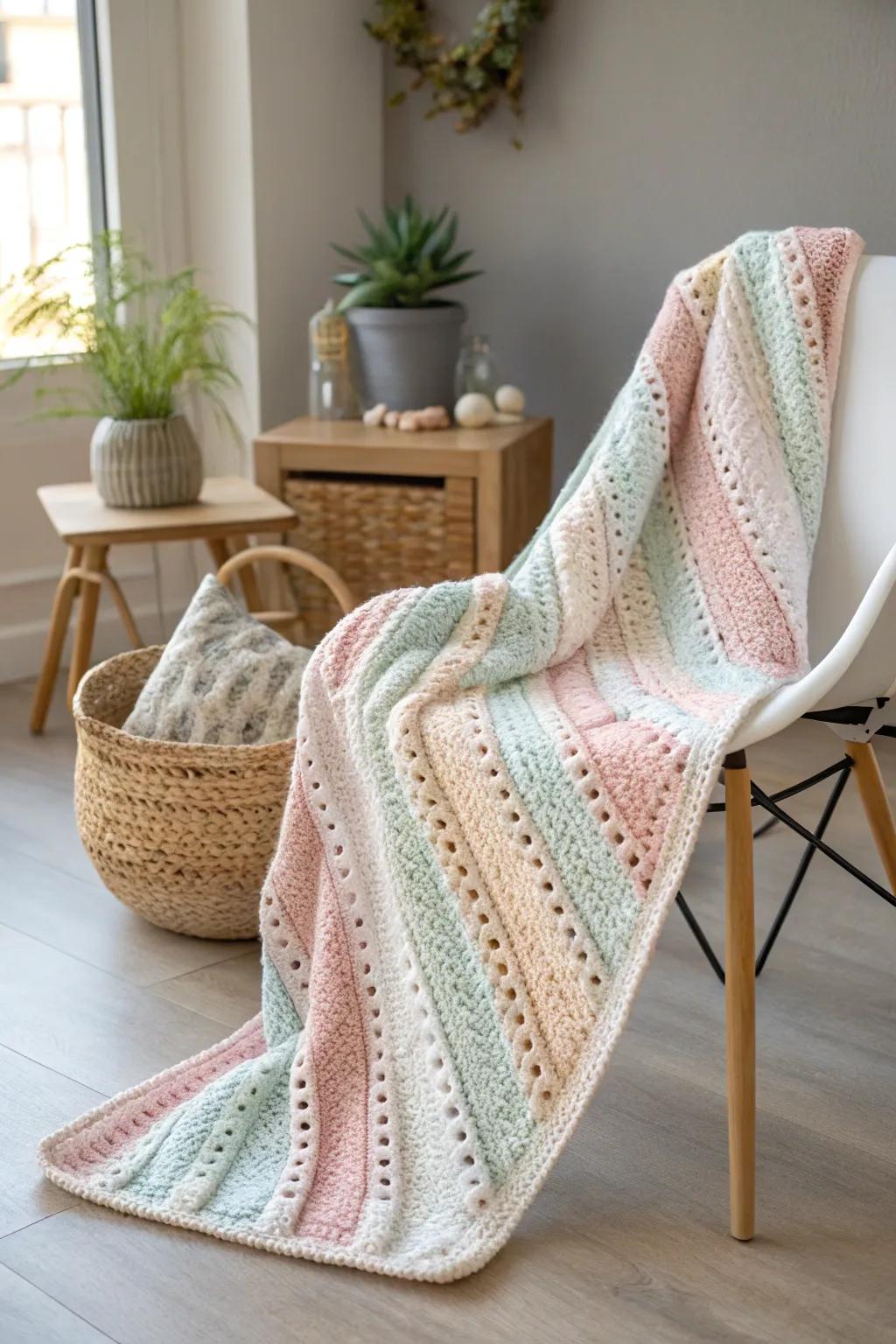 Wrap yourself in the charm of corner-to-corner crochet magic.