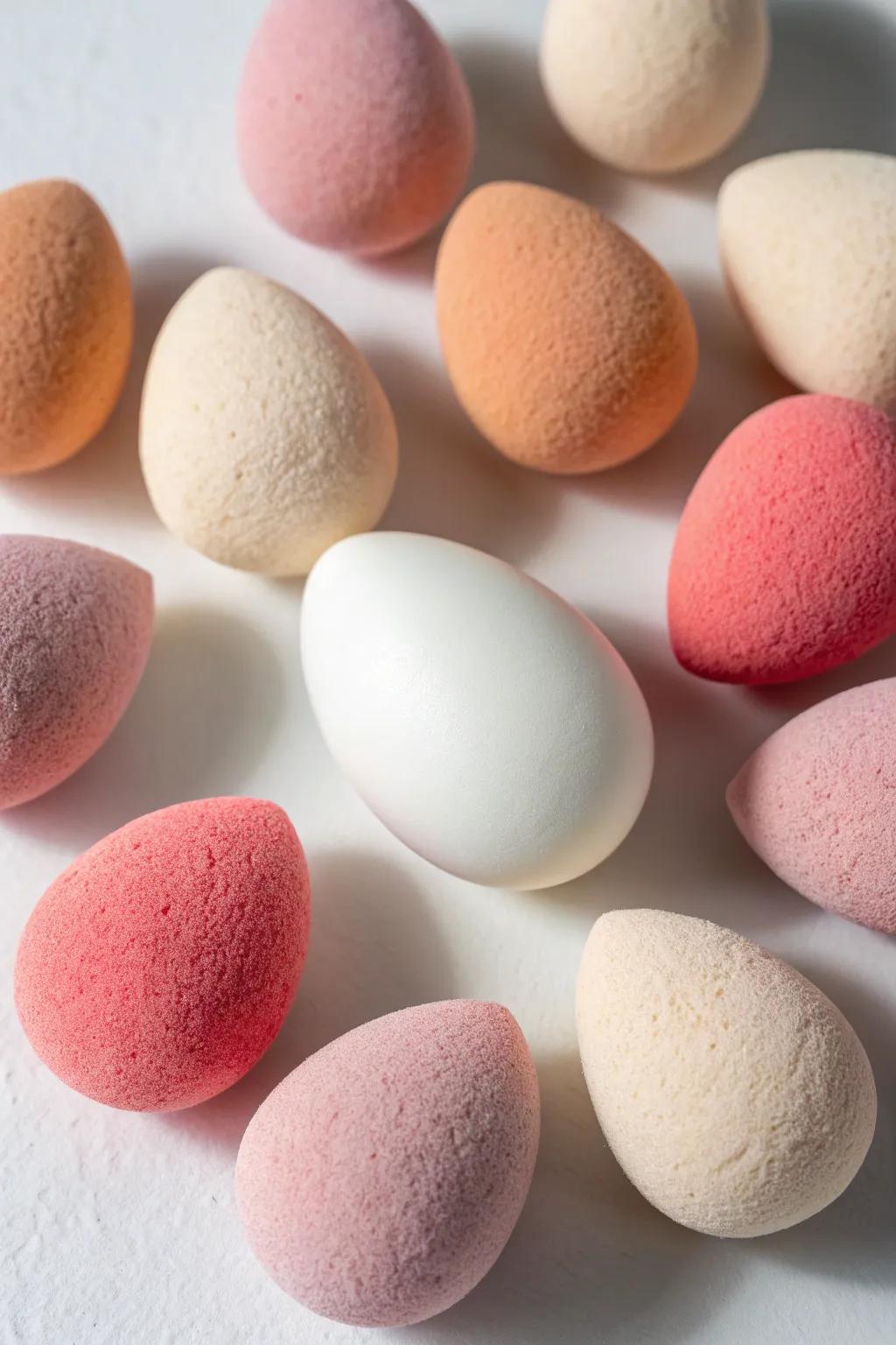 Cradle your egg in a spongy sanctuary and watch it float gracefully to safety.