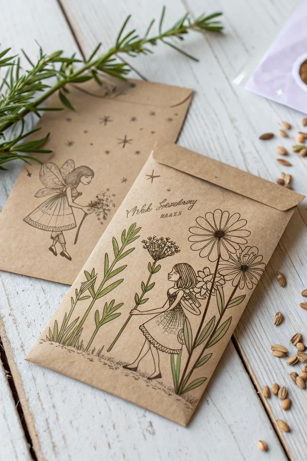 Delight in the magic of nature with our enchanting seed packets—perfect for nurturing your own fairy garden!