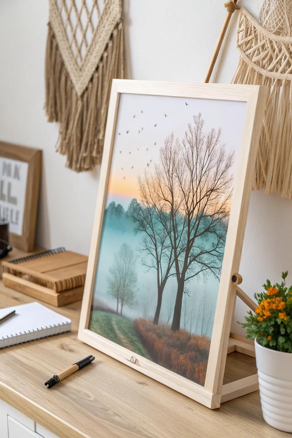 Embrace tranquility with a touch of autumn elegance.