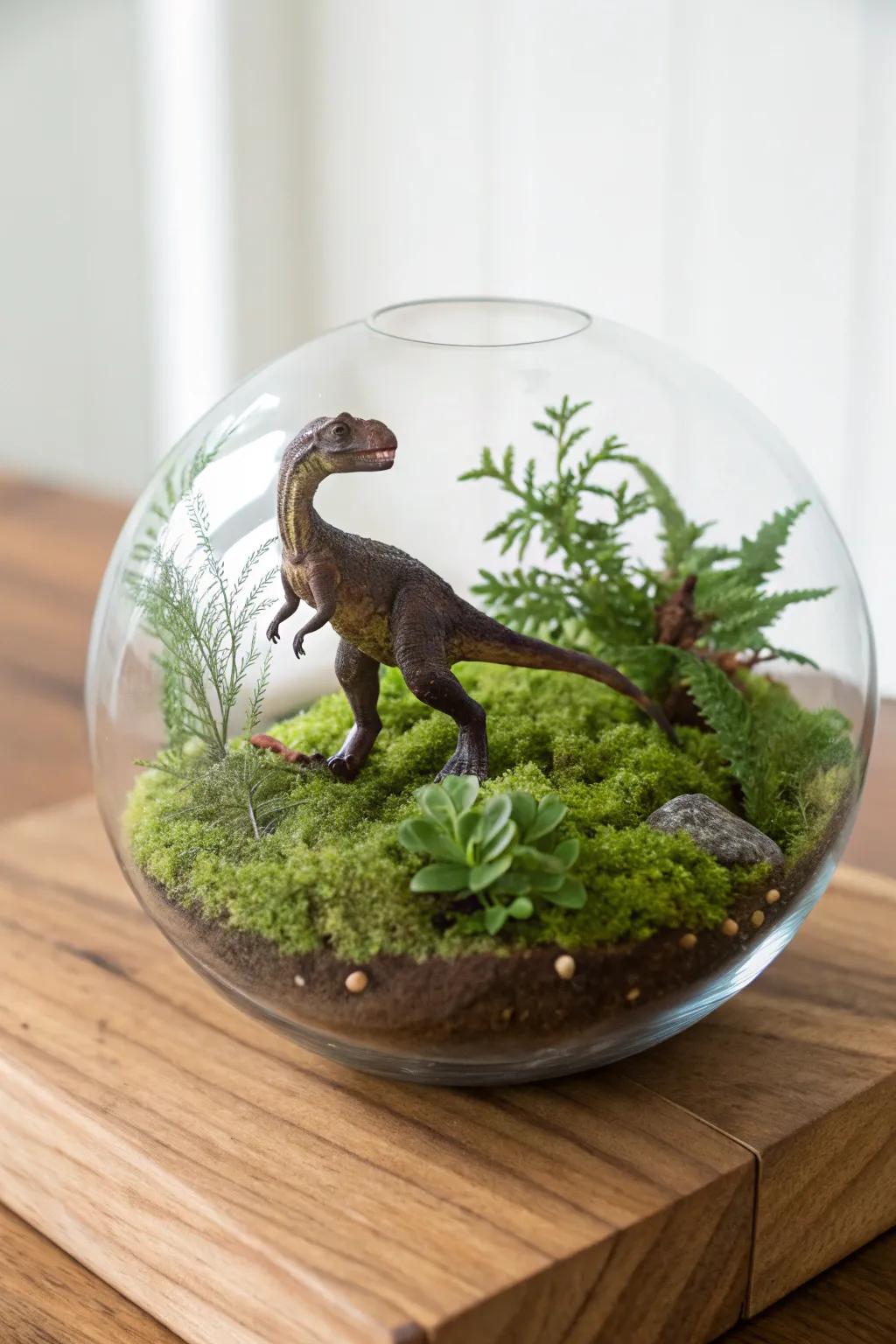 Discover the magic of prehistoric charm with this Dinosaur Terrarium—a perfect Father's Day craft that brings joy to every dad who’s young at heart!