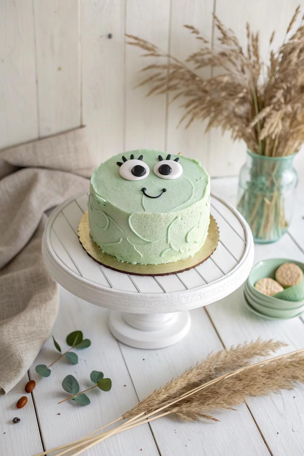 Embrace the charm of kawaii with this delightful frog cake—perfect for adding a playful, stylish touch to your celebration!