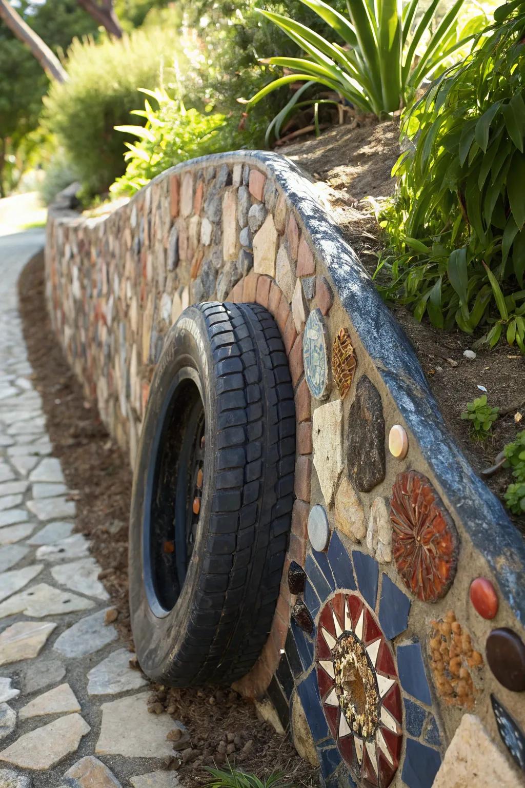 Transform your garden with a mosaic masterpiece that brings artistry to your outdoor space.